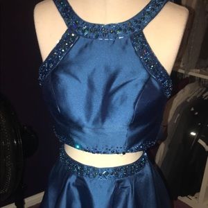 Blue Homecoming dress